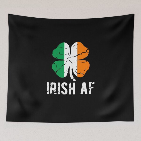 Aperçu de l'œuvre Drôle de St Patrick's Day Irish AF - Irlandais comme Feck Drinking créée et vendue par Dan66.
