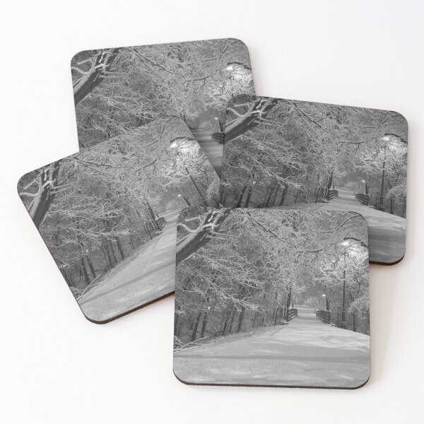 Item preview, Black and white snow covered bridge designed and sold by WayneSheridan.
