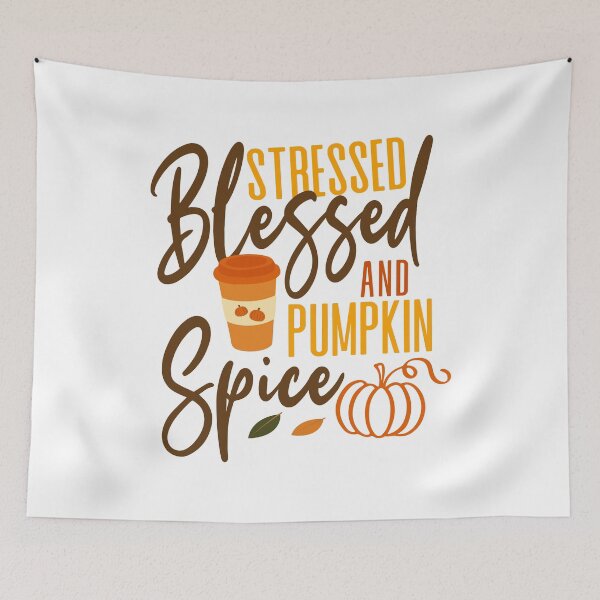 Item preview, Thanksgiving Fall Tee Stressed and Blessed Holiday Season designed and sold by findgreatshirts.