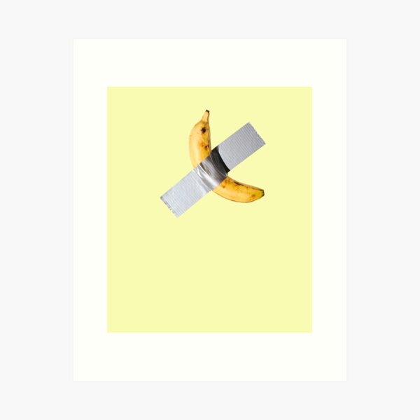 Item preview, Funny duct tape banana art designed and sold by ETIndustries.