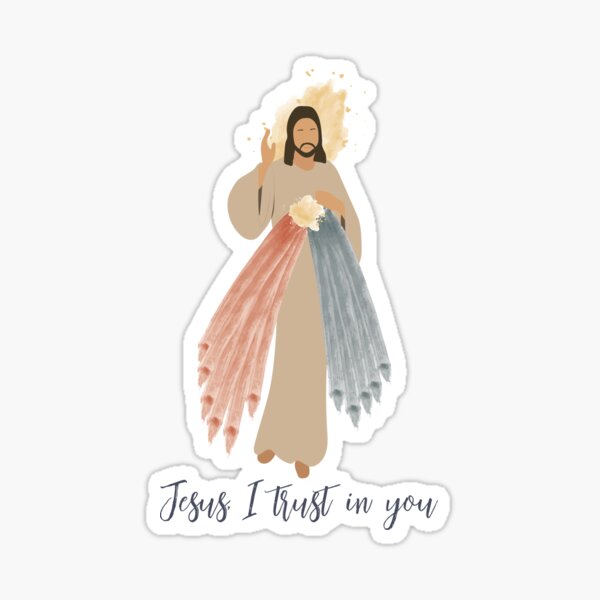 Divine Mercy Sticker for Sale by Olivia Williams