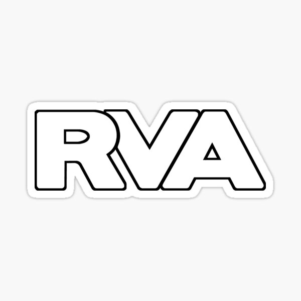 Item preview, RVA Logo In White designed and sold by L.  E. Woodson.