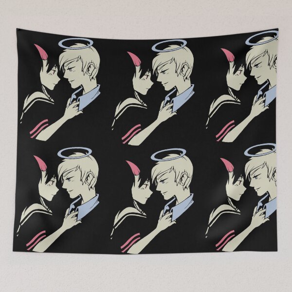 Item preview, Romantic Devil Angel Bachelor Cartoon Anime Boundless Love  designed and sold by peter2art.