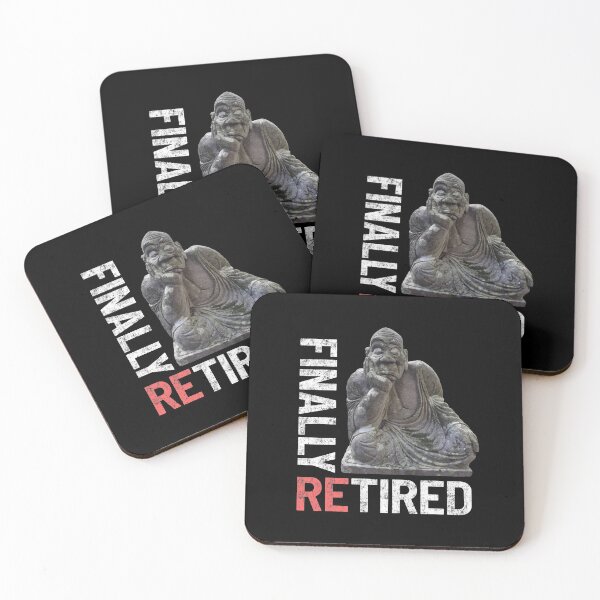 Item preview, Finally Retired Cool Stone Figure Pensioner Retirement Gift designed and sold by peter2art.