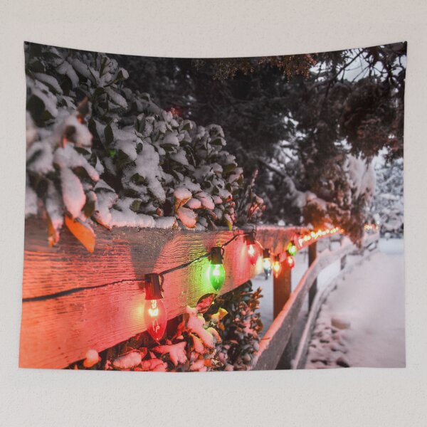 Item preview, Christmas Lights in Snow designed and sold by Mary Kayser.