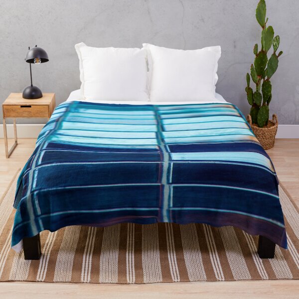 Item preview, Blue Tile Pattern in Shade designed and sold by srgreen.