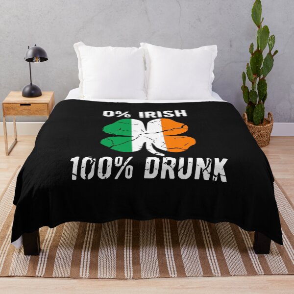 Item preview, 0% Irish 100% Drunk Vintage Distressed St Patrick's Day designed and sold by Dan66.