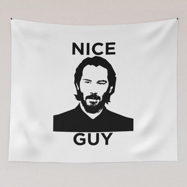 Item preview, Nice Guy Keanu Reeves designed and sold by ExplosiveA.
