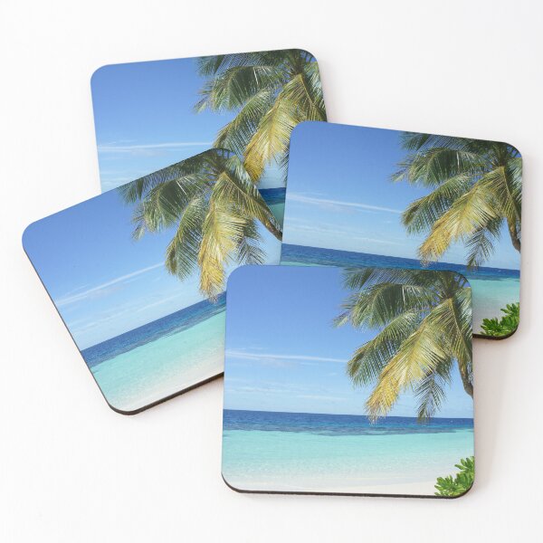 Item preview, Turquoise Ocean Palm Tree Paradise designed and sold by newburyboutique.