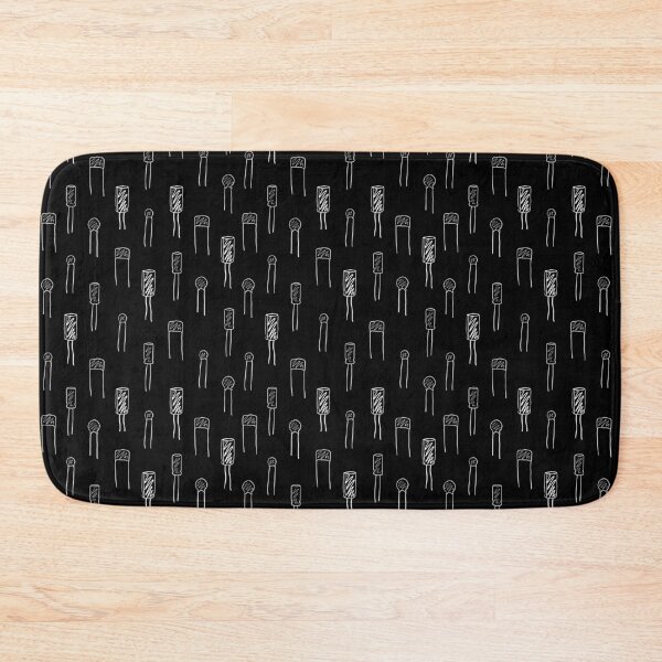 Item preview, Capacitors - White on Black designed and sold by Hodgepodge Bricolage.