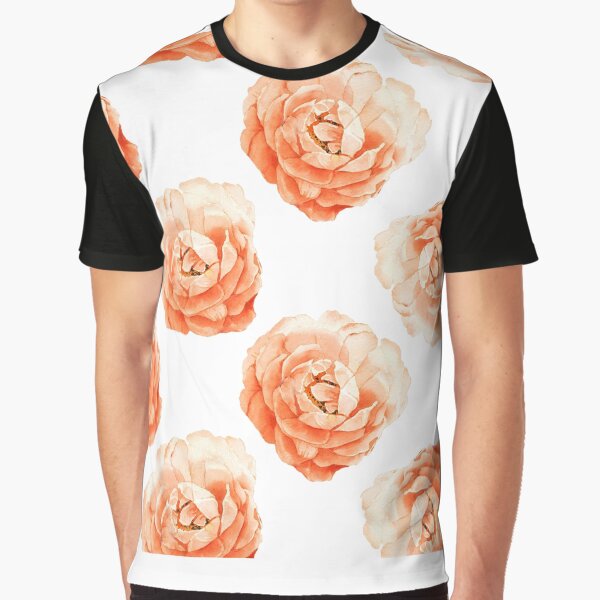 Item preview, peach floral designed and sold by quotefactory.