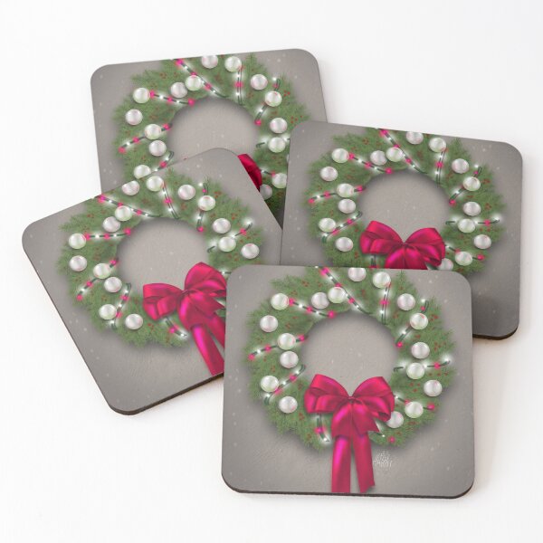 Item preview, Christmas Wreath designed and sold by FatRabbitArt.