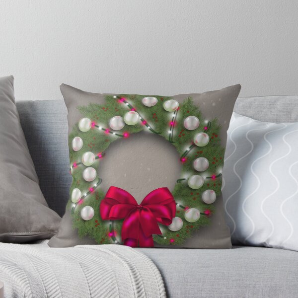Item preview, Christmas Wreath designed and sold by FatRabbitArt.