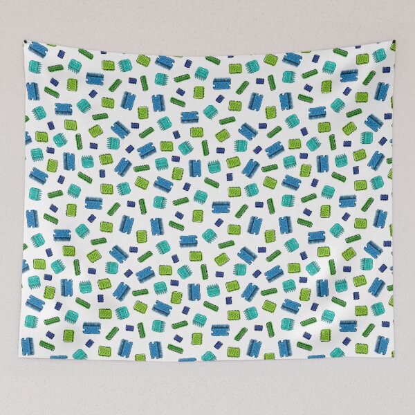 Item preview, Op Amps - Color on White designed and sold by Hodgepodge Bricolage.