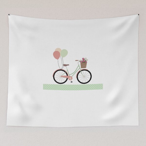 Item preview, bike and balloons designed and sold by Animalhead.