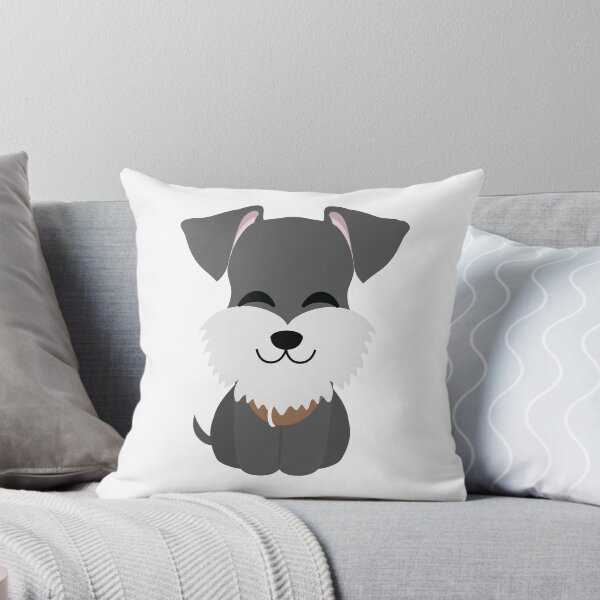 Item preview, Schnauzer Dog Emoji Cheerful with Joy Look designed and sold by teeandmee.