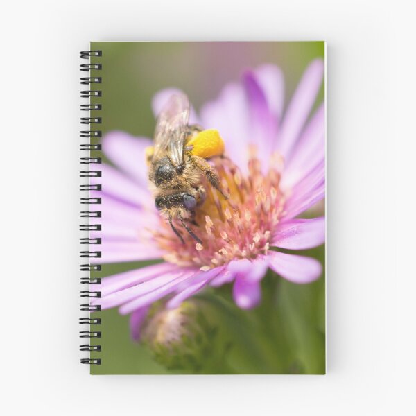 Item preview, Cute bee on an Aster designed and sold by AnnoraBee.