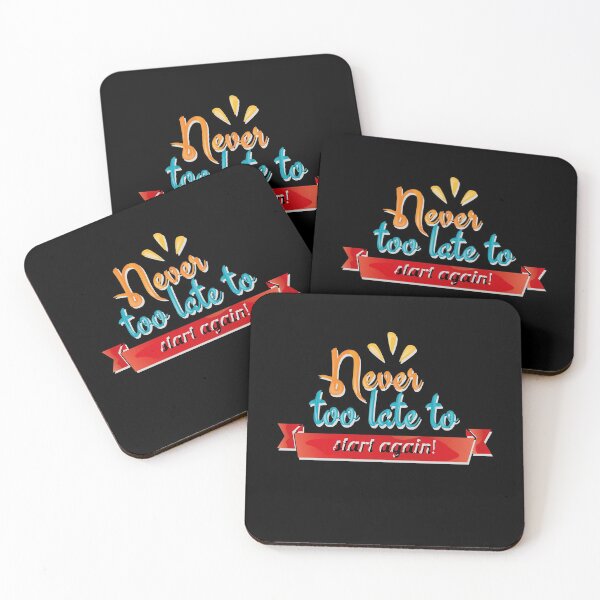 Item preview, Never too late to start again! designed and sold by auradesign.