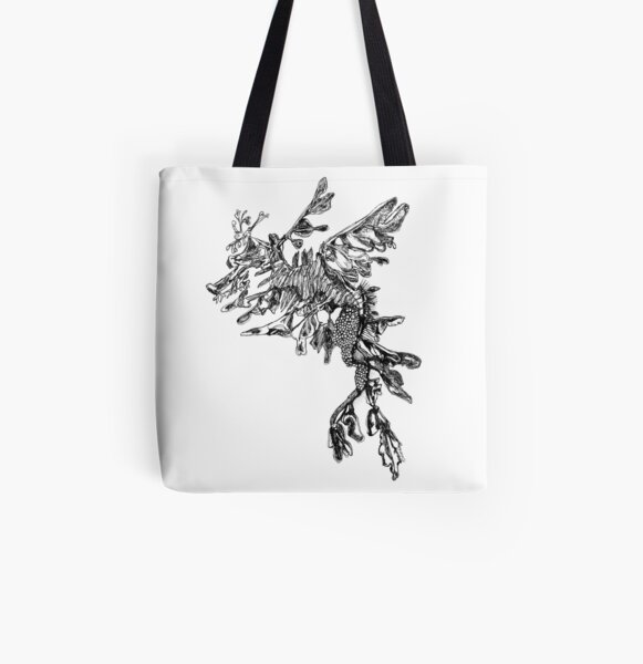 Steve the Leafy Sea Dragon All Over Print Tote Bag