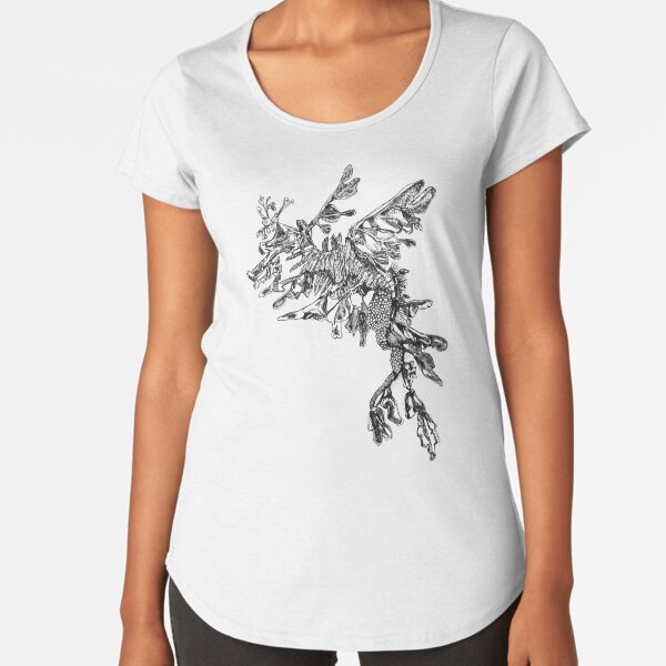Steve the Leafy Sea Dragon Premium Scoop T-Shirt