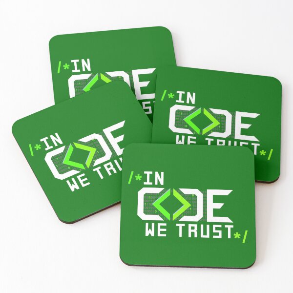 Item preview, In Code We Trust designed and sold by Refugeek.