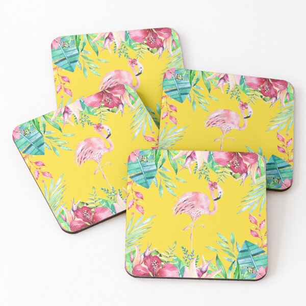 Item preview, Fabulous Flamingo (If You Got It Flaunt It) Sunshine Yellow Edition designed and sold by Amanda-Lakey.