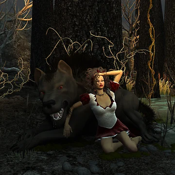 Artwork thumbnail, Red Riding Hood by Rivendell Digital Studios