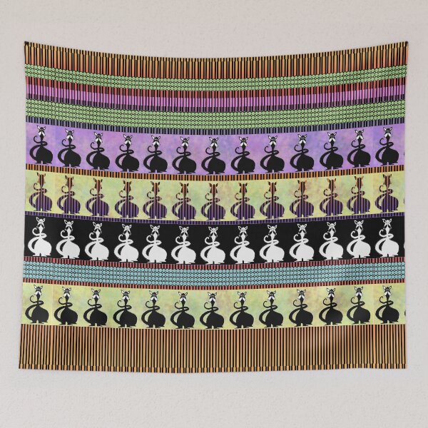 Item preview, Comical Bohemian Cat designed and sold by WatersEdgeGal.