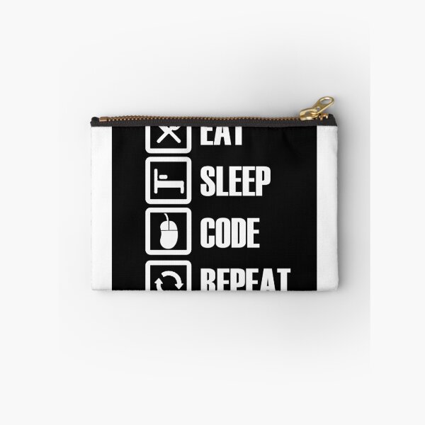 Item preview, Eat Sleep Code and Repeat designed and sold by chibicrayon.