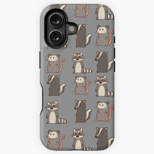 Item preview, raccoon, opossum & skunk woodland friends #2 designed and sold by sivelobanova.