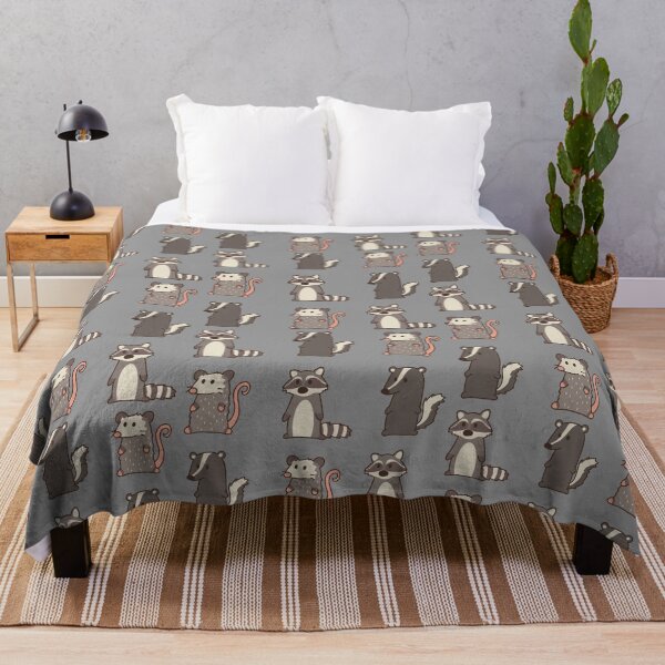Item preview, raccoon, opossum & skunk woodland friends #2 designed and sold by sivelobanova.