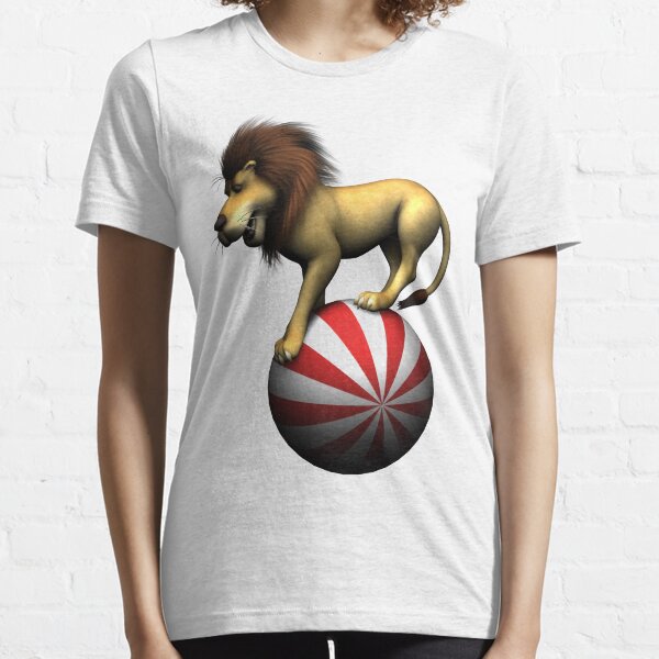 Circus Lion on Ball Essential T-Shirt