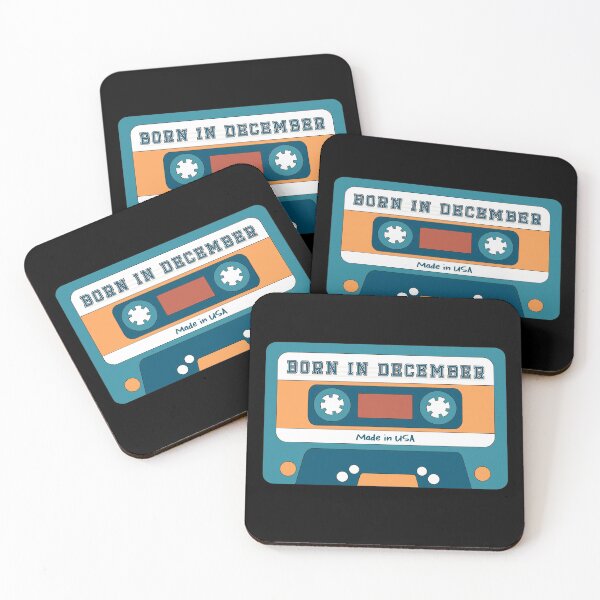 Item preview, Vintage Born in December Birthday Retro Cassette Gift Party designed and sold by MagicBoutique.