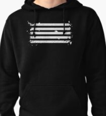 Big Bang - Distressed MADE Logo (White) Pullover Hoodie
