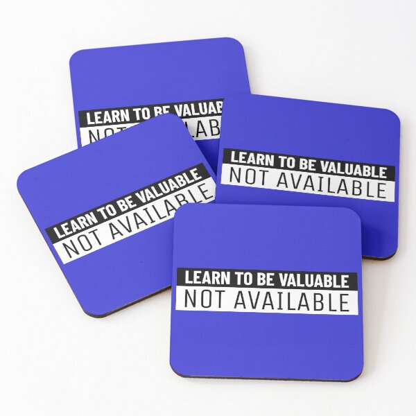 Item preview, Learn To Be Vaulable Not Available designed and sold by darknessjeff86.