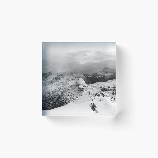 Item preview, Stormy clouds in italian dolomites in a snowy winter designed and sold by zakaz86.