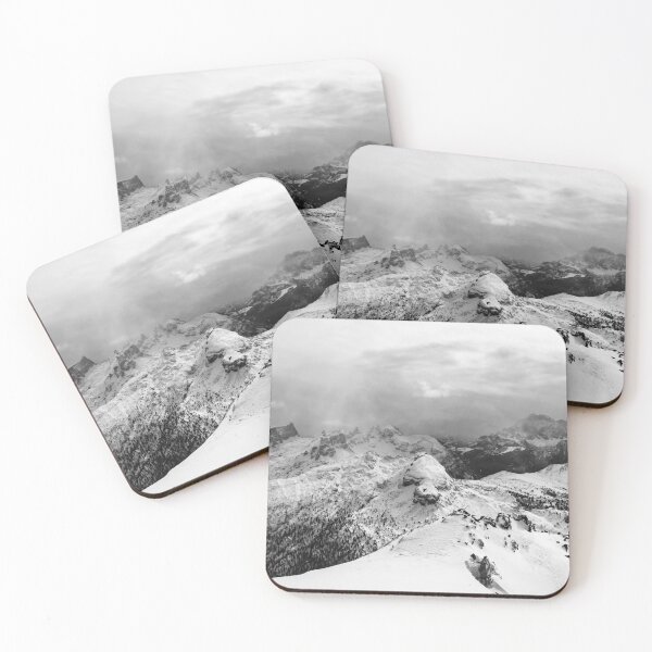 Item preview, Stormy clouds in italian dolomites in a snowy winter designed and sold by zakaz86.