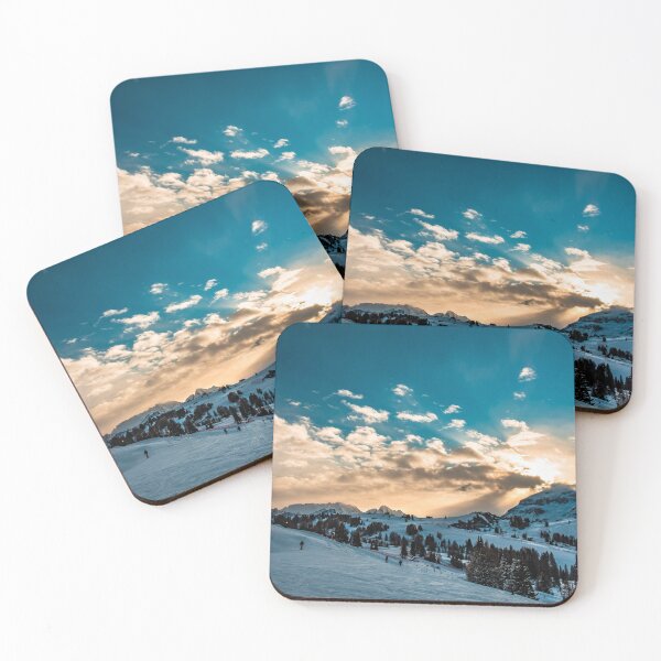 Item preview, Winter sunset in the italian alps designed and sold by zakaz86.