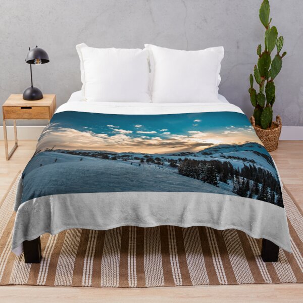 Item preview, Winter sunset in the italian alps designed and sold by zakaz86.