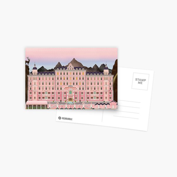 Affiche du Grand Budapest Hotel Wes Movie rushmore Carte postale