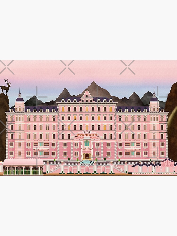 Discover Grand Budapest Hotel Poster Wes Movie rushmore Laptop Sleeve
