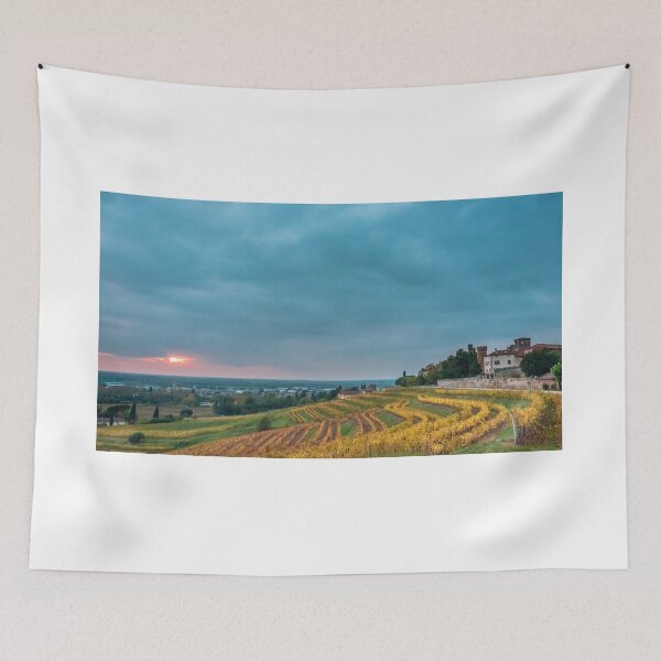 Item preview, Autumn sunset in the vineyards of Collio Friulano designed and sold by zakaz86.