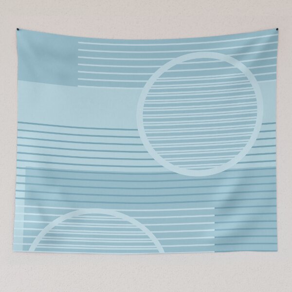 Item preview, Geometric Minimal - Purist Blue designed and sold by SilverPegasus.