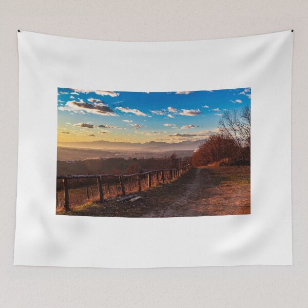Item preview, Colorful sunset in the italian vineyards designed and sold by zakaz86.