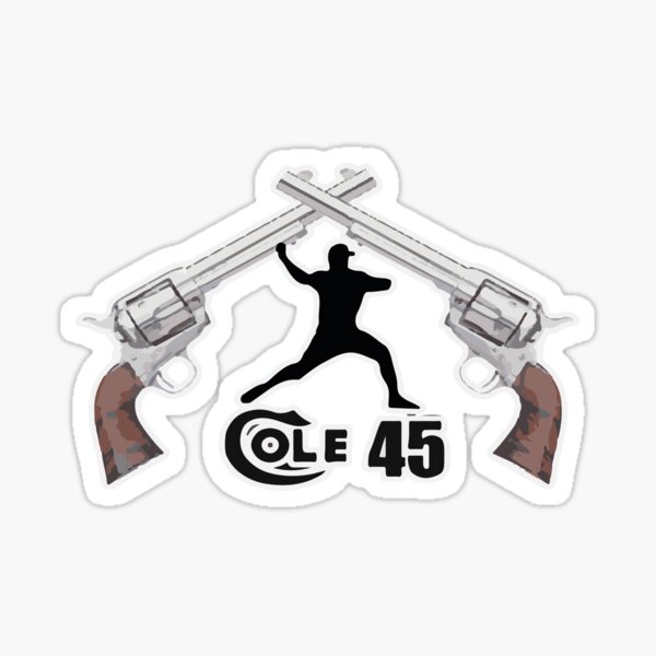 Gerrit Cole 45 Jersey Number Sticker Sticker for Sale by