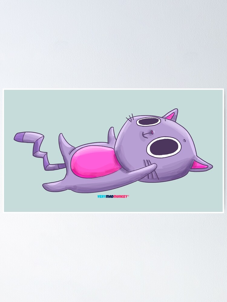 Vista alternativa de Póster Cute Cat by Fran Ferriz