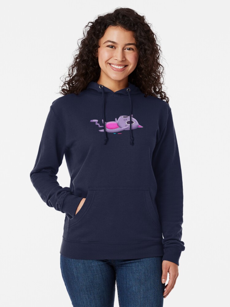 Vista alternativa de Sudadera ligera con capucha Cute Cat by Fran Ferriz