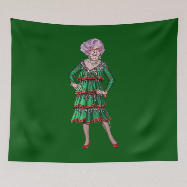Item preview, Dame Edna Everage Christmas Frock by James Brennan designed and sold by dameednaeverage.