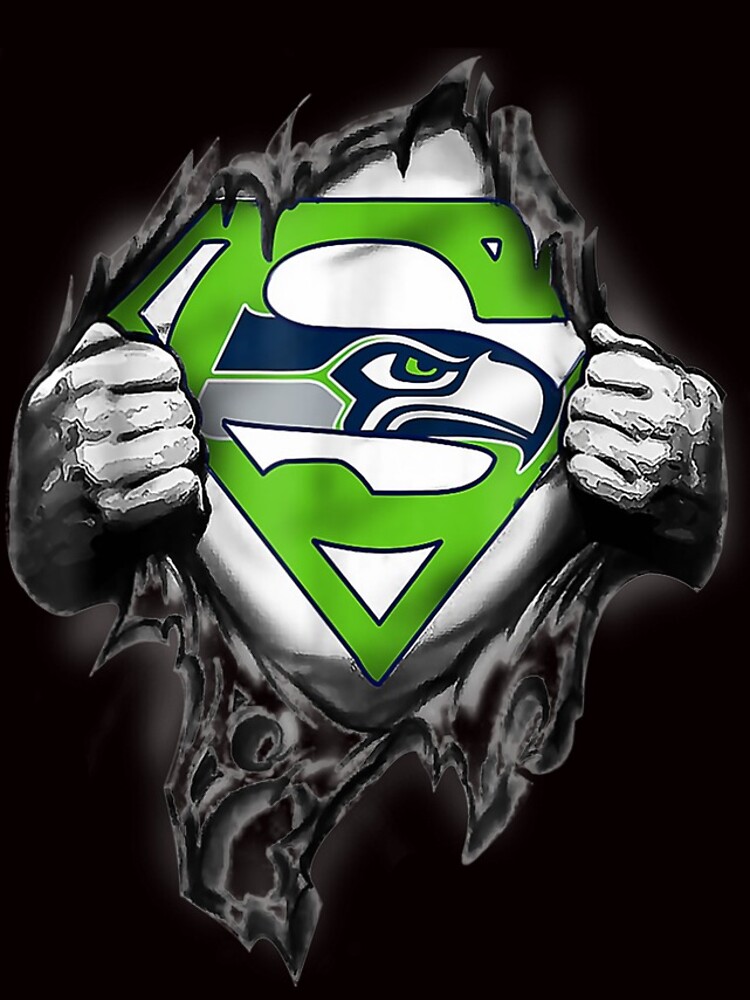 Disover Football Team Superhero Seattle seahawk iPhone Case