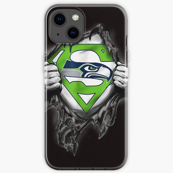 Frohe Weihnacht-Fußball-Team-Superheld Seattle Seahawk T-Shirt iPhone Flexible Hülle